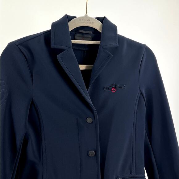 Cavalleria Toscana Kids Equestrian Navy Show Riding Coat - Picture 4 of 7